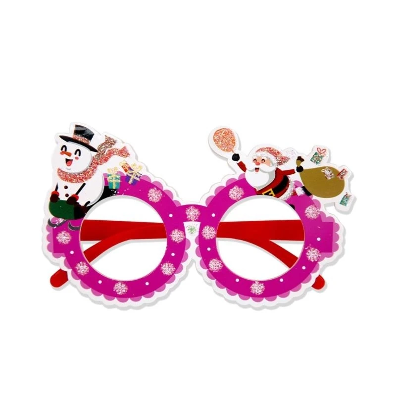 

Christmas Santa XmasTree Glasses Frame Plastic Eyeglasses 2024 New Year Party