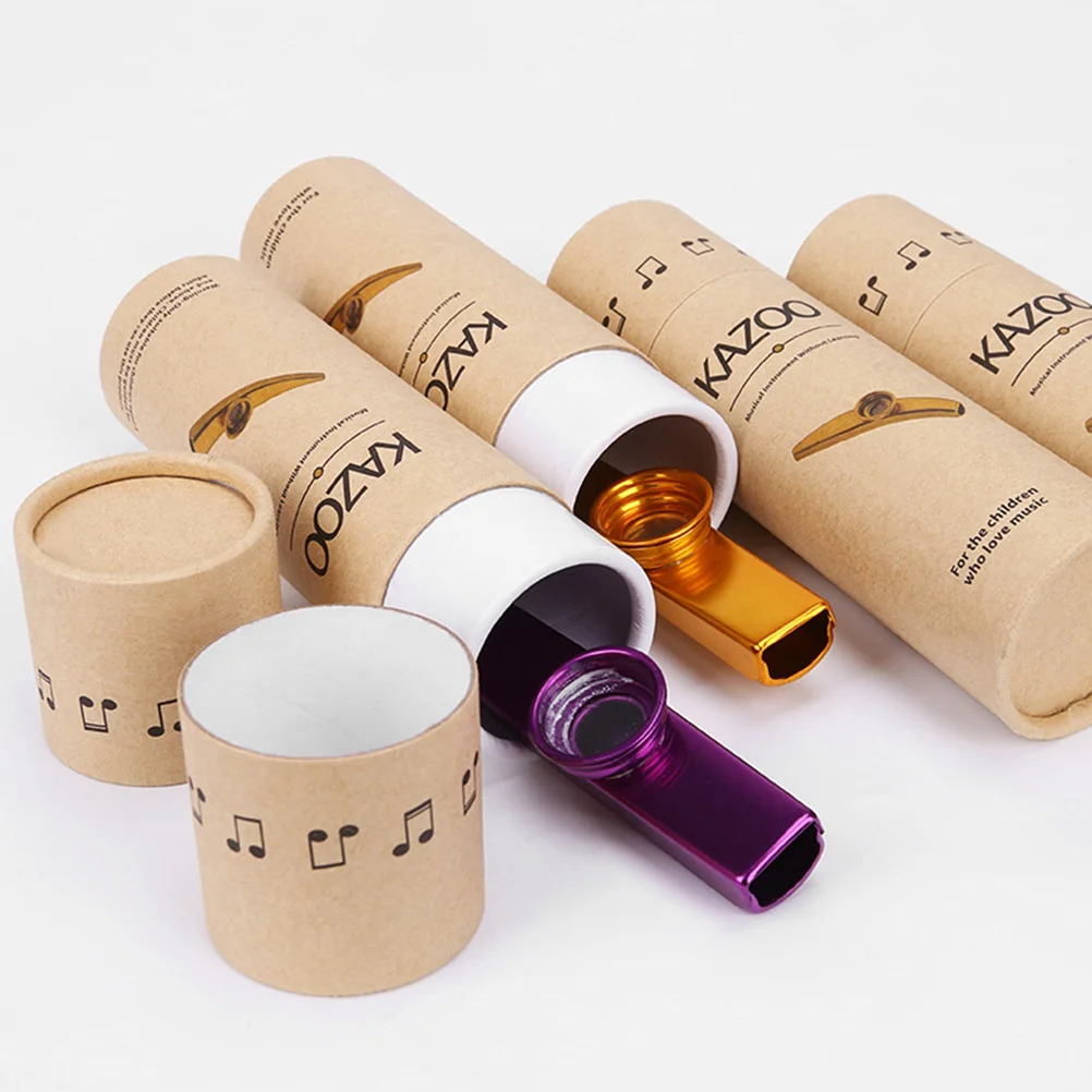 

Metal Flute Set Kazoo for Adults Musical Instrument Toy Kazoos Kids Instruments