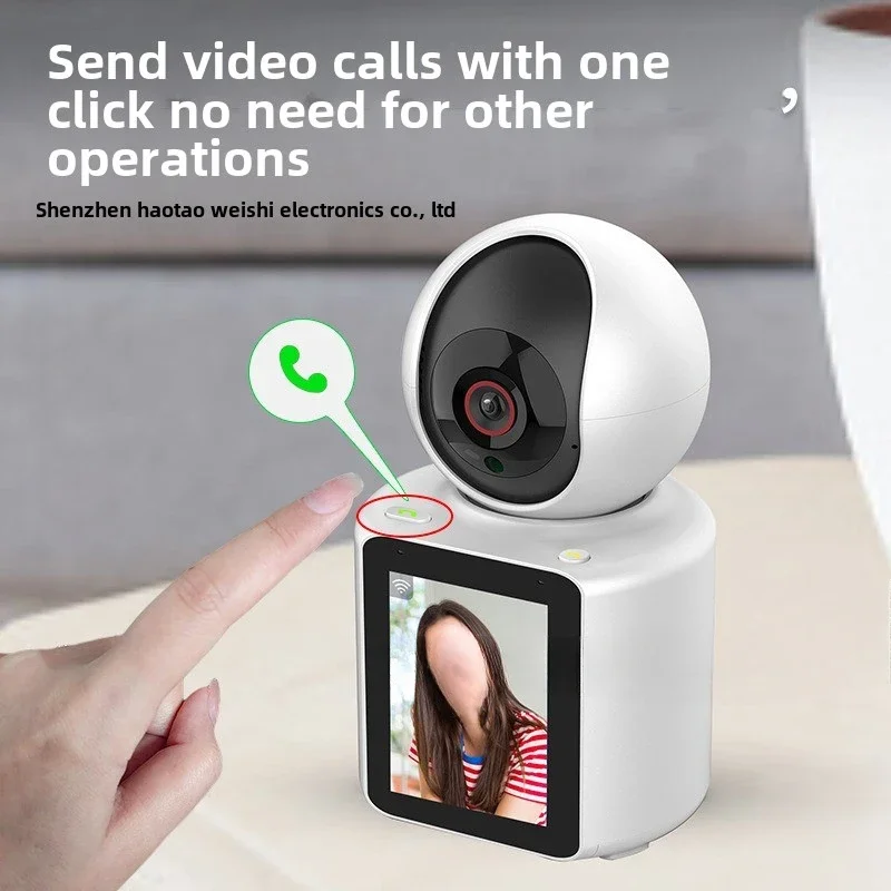 Two-Way Video Surveillance Camera, Wireless Network Monitor, AI Interpreting, One-Click Call, New