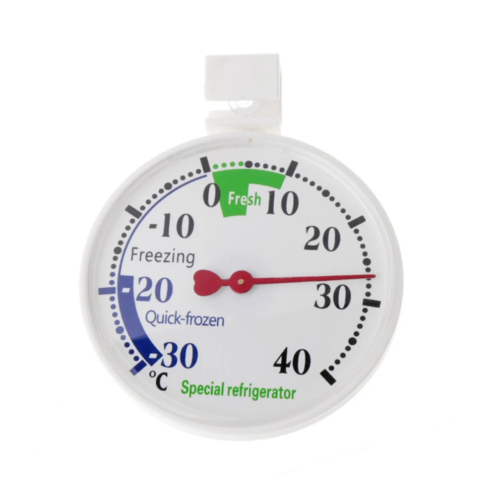 Wskaźnik temperatury w lodówce -30-40 stopni Narzędzia pomiarowe Termometr okrągły Termometr do lodówki z zamrażarką