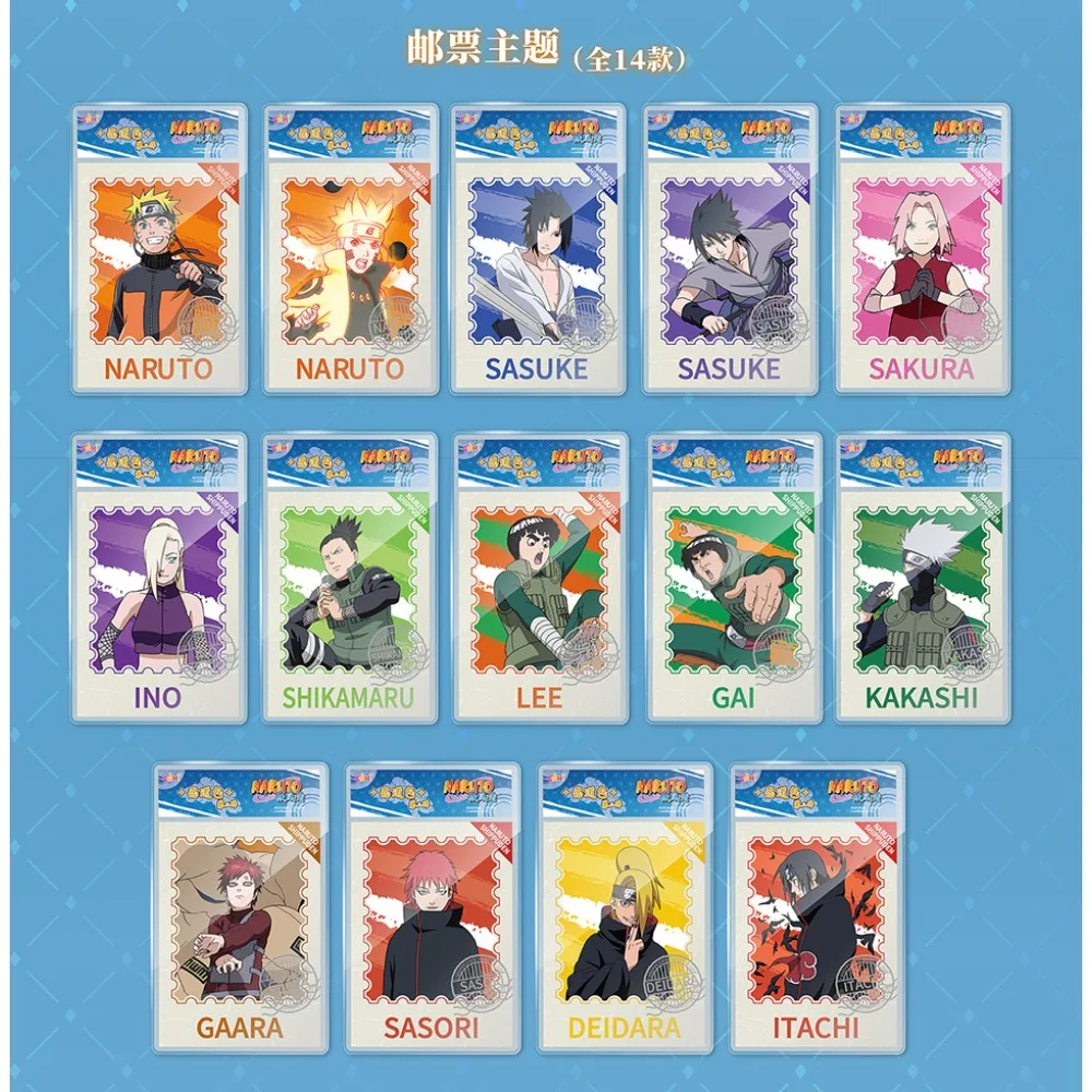 Nuove carte da collezione originali Eaki Naruto Battaglia al sangue caldo Ruoli anime Timbro Tema speciale Design Carte di personaggi Giocattoli Regali