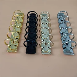 5Pcs A7 Metal Spiral Binder 6 Rings 2-2.5cm Diarmeter Loose-leaf Binding Clip Notebook DIY Diary Hardware Office Accessories