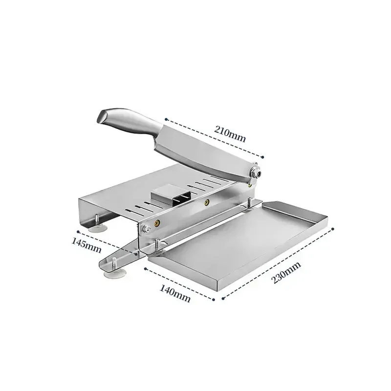 Stainless Steel Frozen Meat Slicer, Bone Cutting Knife, Minced Lamb Slicer Machine Multi-fuction Frozen Chicken Duck Fish Cutter