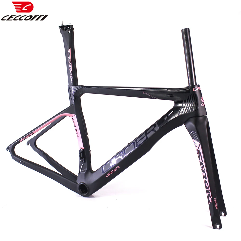 Road Bicycle Carbon Frame, Promotion Bike Frame, 700C, Factory Price Frameset