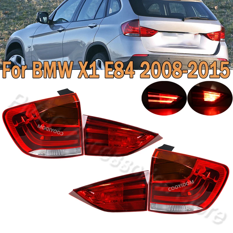 Car Tail Light Assembly Rear Turn Signal Lamp Brake Reversing Light Taillamp For BMW X1 E84 2008-2015 63212990110 63212990109