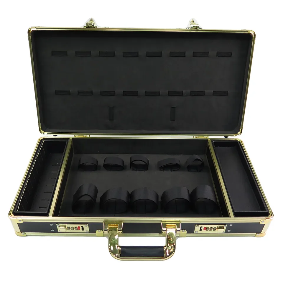xx-Factory OEM Stylist Suitcase Carrying Case Trimmers Scissor Tool Box Aluminum Barber Tool Case