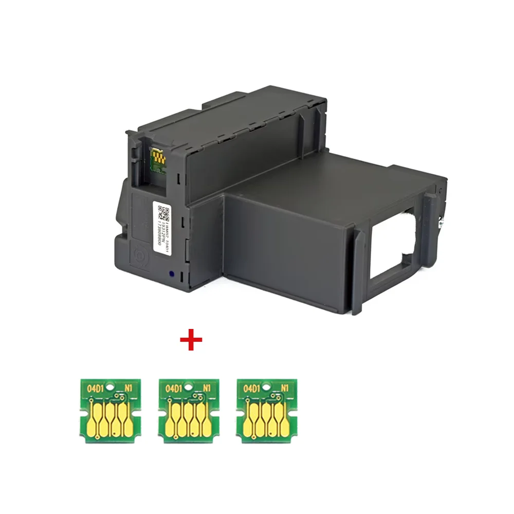 T04D100 T04D1 Ink Maintenance Tank and Chip For Epson L6170 L6190 L6191 L6171 L6160 L6161 L6168 L6178 L6198 L14150 Waste Ink Box