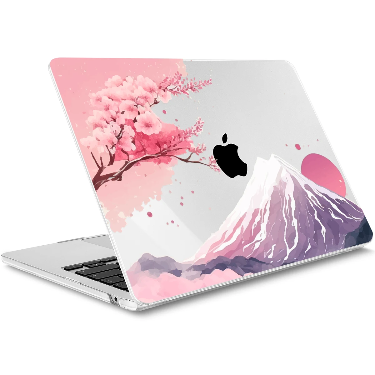 Capa rígida de impressão Pink Mountains para MacBook, M1, Retina Air, Pro 13, A2681, A2337, A2338, M1, 14, 16, 2023, M2, M3, 2013, 2020