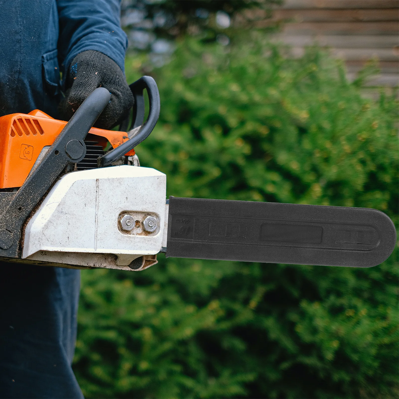 

2pcs Electric Saw Guide Plate Cover Durable Plastic Sleeve For Chainsaw Bar Protection Anti Scratch Storage Outdoor Use