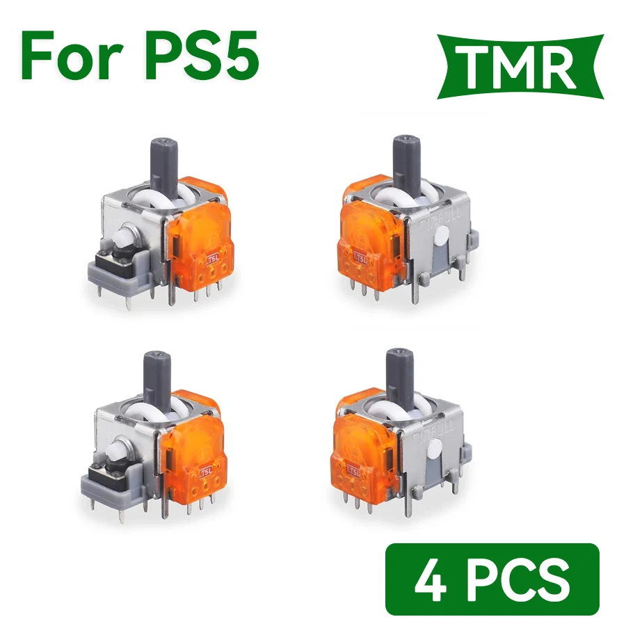 TMR Elektromagnetischer Joystick für PS5-Controller, Thumbstick No-Drift, Upgrade-Ersatzset, Gamepad, 3D-Analogsensor-Zubehör