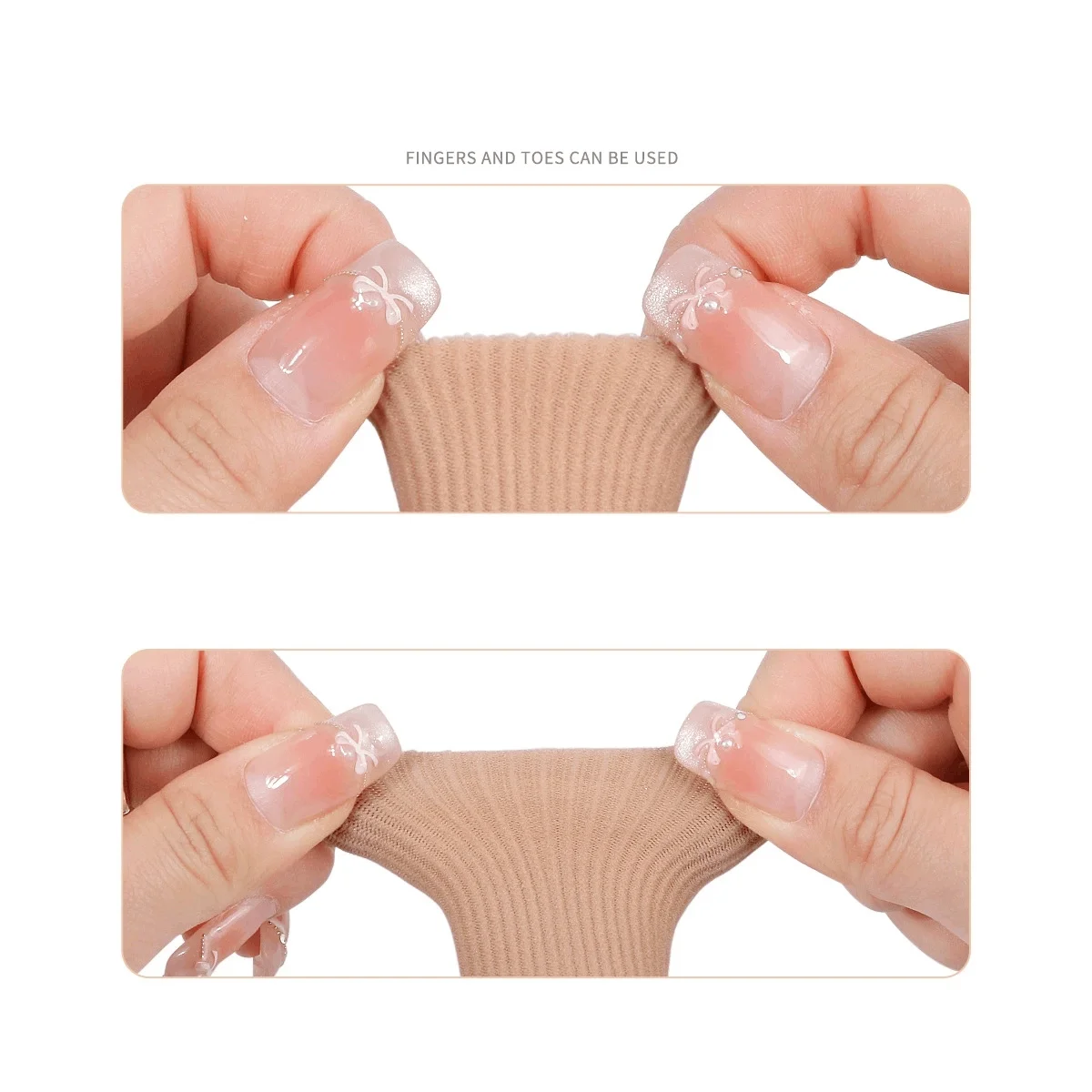 

1/2/5/10Pcs Fabric Toe Separator Finger Protector Applicator Corn Callus Remover Bunion Corrector Pedicure Tools Tube Foot Care