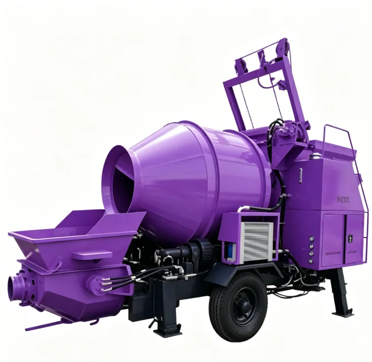 Professional 40m³/h Electric Concrete Mixing Conveying Pump High Pressure Hydraulic Cement Mixer Pump for Small Business
