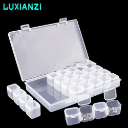 LUXIANZI 56in1 Dustproof Plastic Storage Case For Bead Hardware Screw Sealed Safety Organizer Box Compartment Storage Toolbox