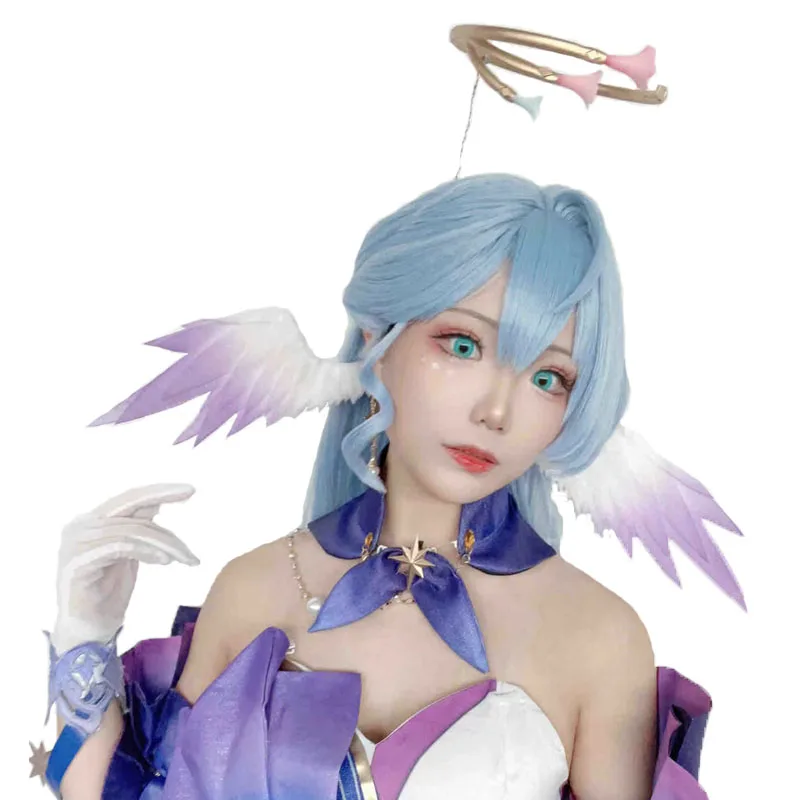 

Game Honkai Star Rail Latest Sunday Cosplay Robin Cosplay Wing Headdress Mr. Sunday Prop Halloween Carnival Role Play Outfits