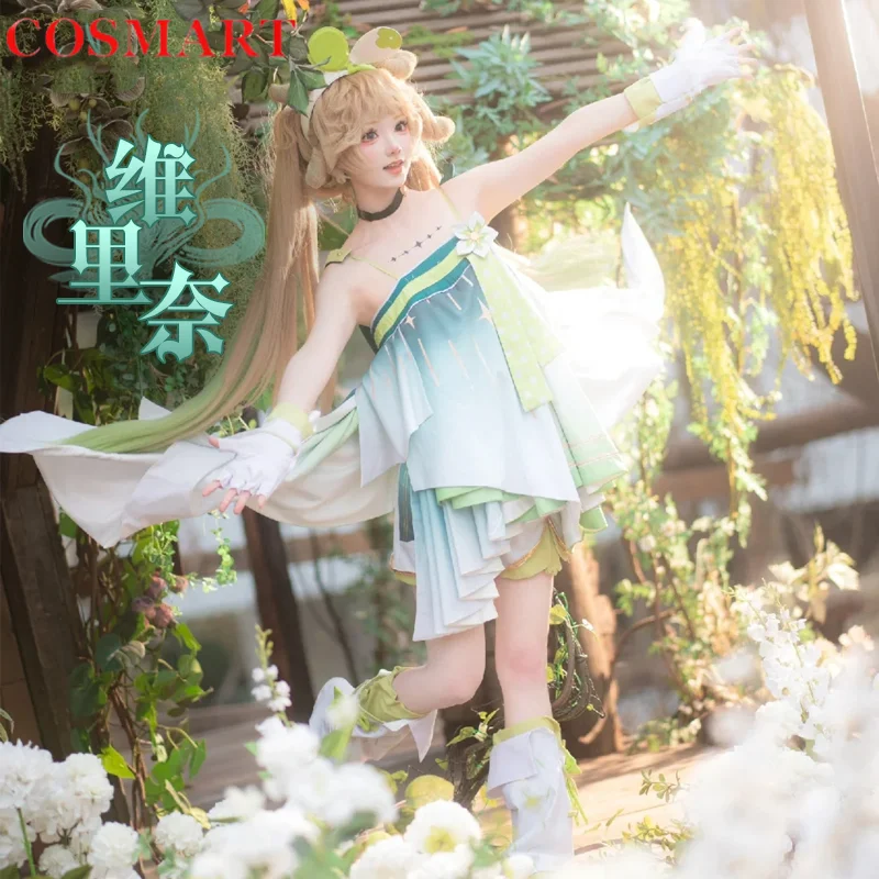 

COSMART Wuthering Waves Verina Women Lori Cosplay Costume Cos Game Anime Party Uniform Hallowen Play Role Clothes Clothing