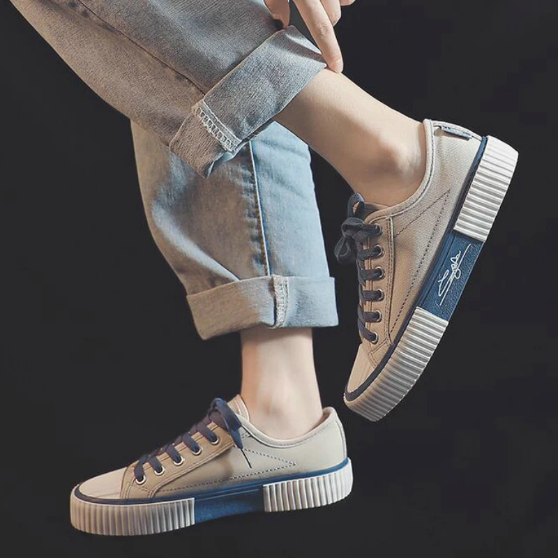 2023 Purple Low-top Women Canvas Shoes High Quality Women Casual Shoes Canvas Rubber Female Student Flat Shoes