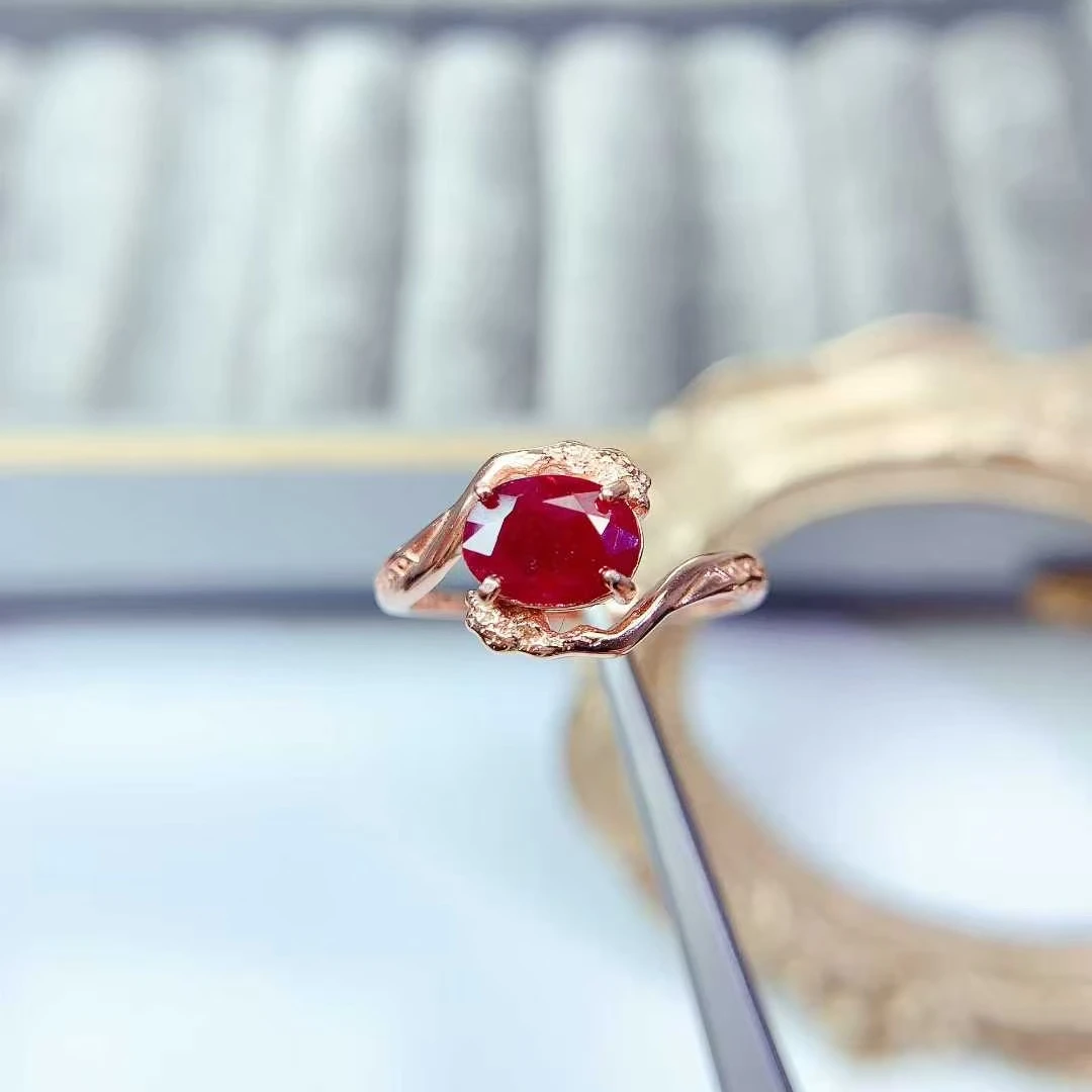 Natural Ruby Ring S…