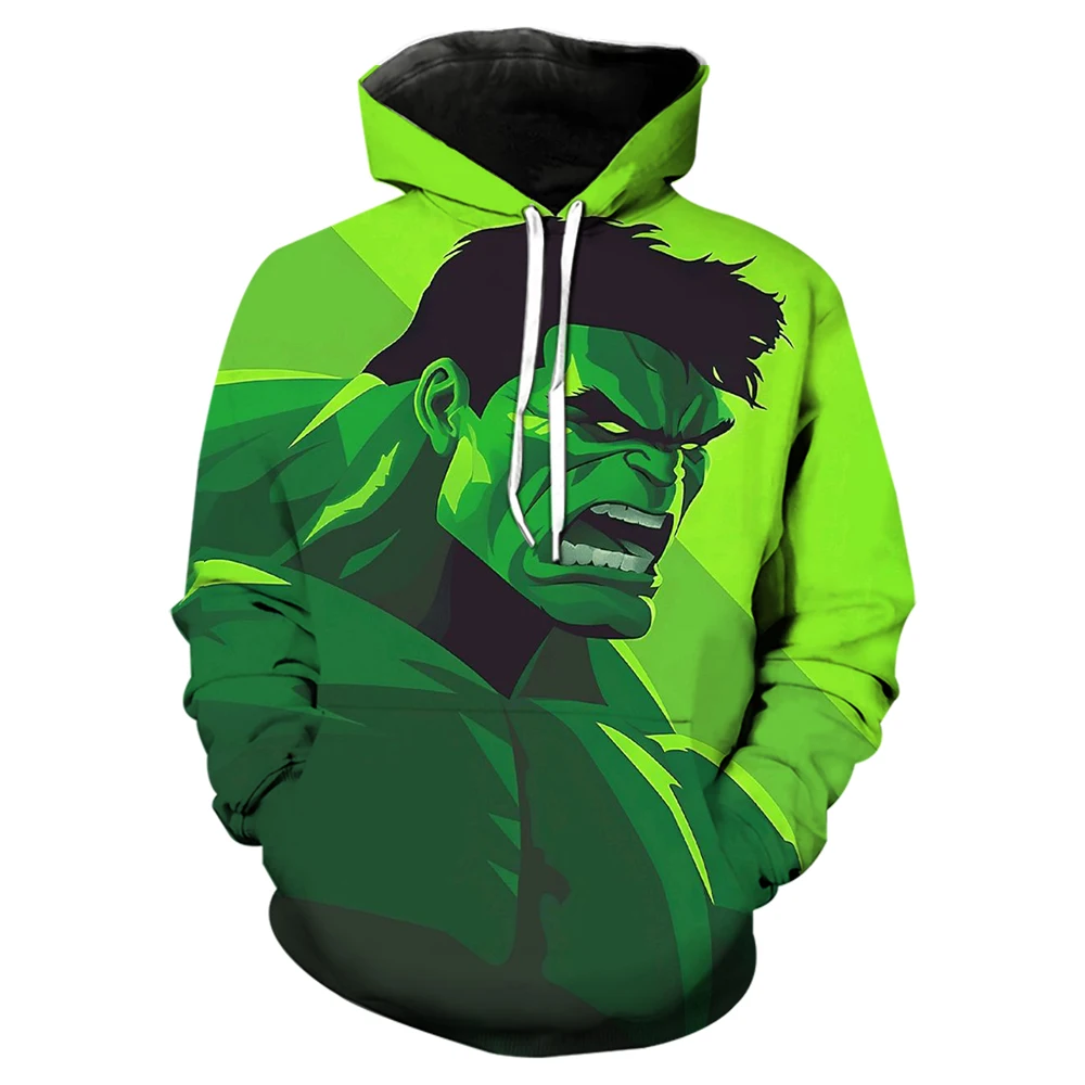 Marvel Avengers Hulk Hoodie Kids Super Hero Print Autumn Spring Children's Clothes Boy Clothes Girls Sweaters Tops