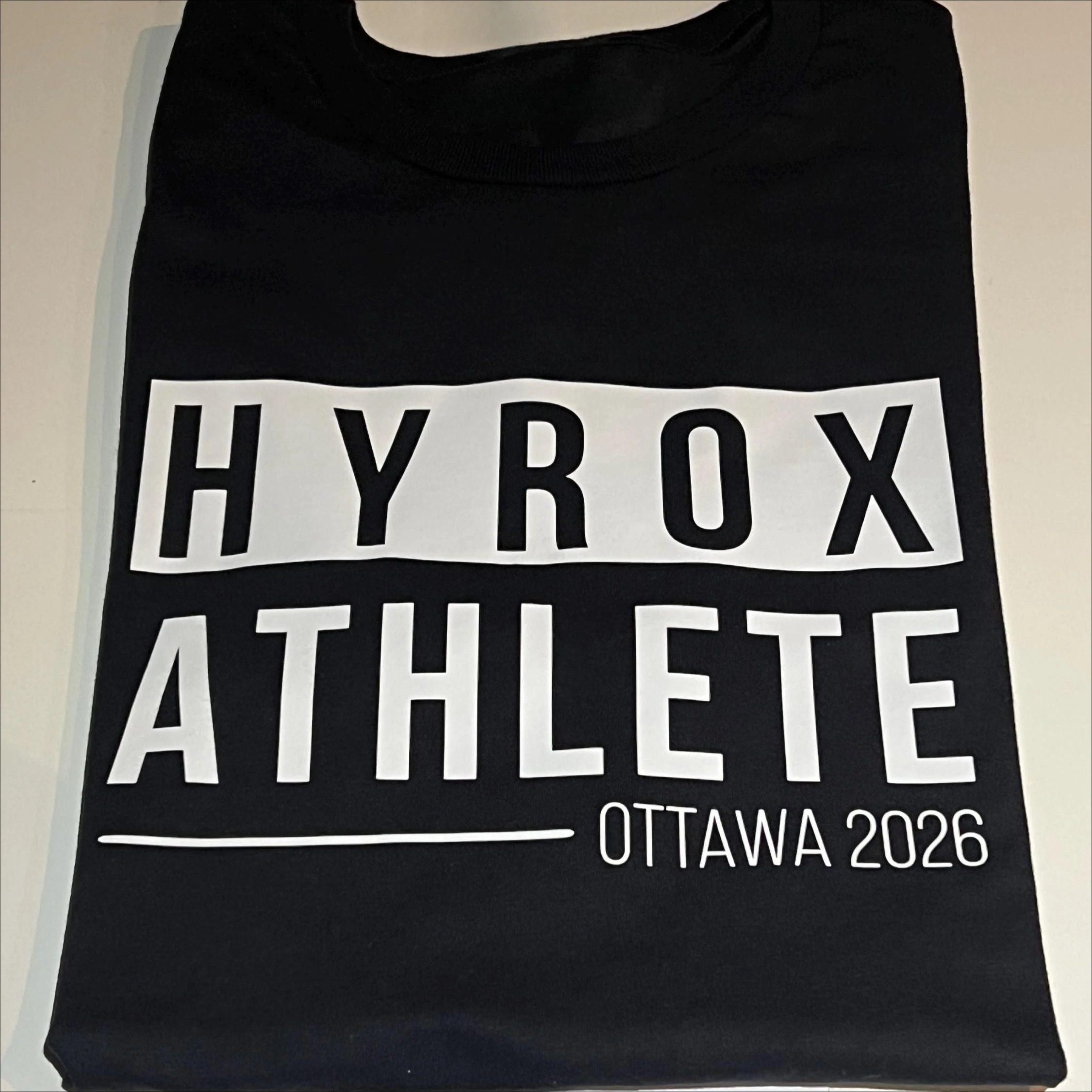 OTTAWA 2026 HYROX Sport-Fitness Unisex Baumwoll-T-Shirt, Hochwertiges Lässiges Mode-Shirt, Schnelltrocknendes Sport-T-Shirt für Männer und Frauen – Detail 5