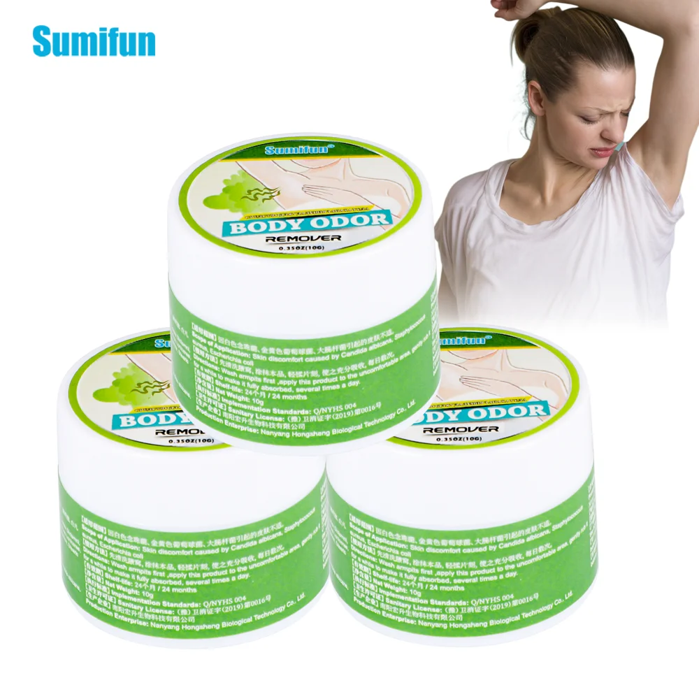 

1/2/3Pcs Body Odor Removal Cream Sweat Underarm Odor Deodorant Ointment Antiperspirant Refreshing Eliminate Bad Smell Plaster