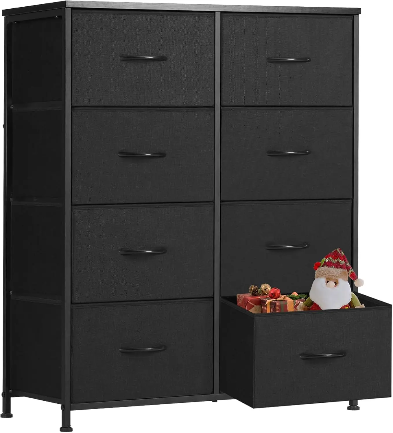 

Sweetcrispy Dresser for Bedroom Tall Drawer Dresser Organizer Storage Drawers Fabric Storage Tower with 8 Drawers, Chest of Draw