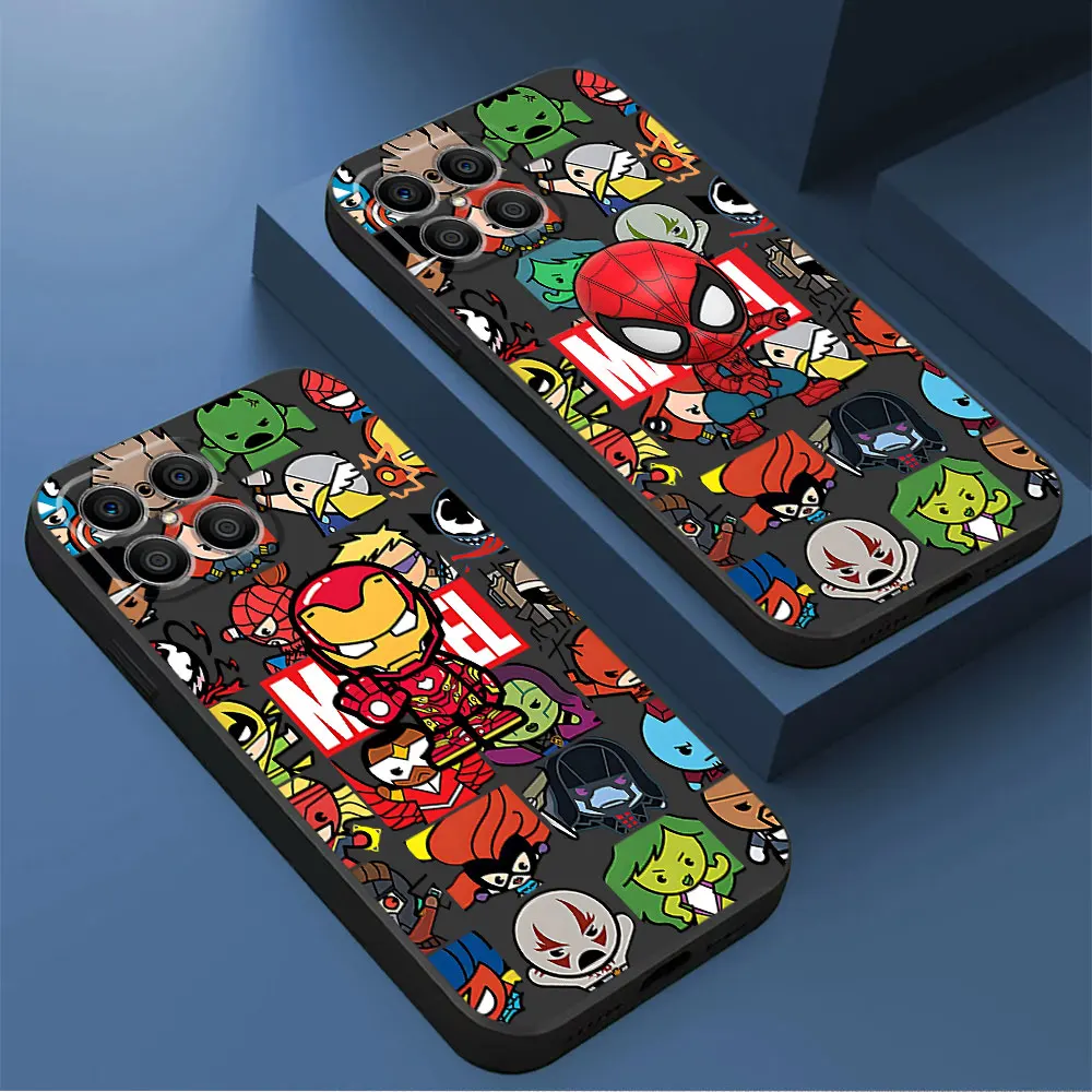 Cartoon Marvel Groot Spiderman Case for Honor Magic5 Lite 70 X8a 90 Pro X9a X6a X8 X6 X7 8X Magic5 Silicone Cover
