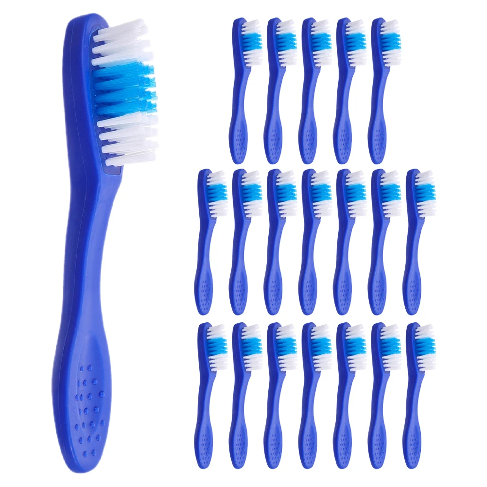 

20 Pcs Anti-self-harm Toothbrush Prison Use Small Mini Disposable Toothbrushes Travel