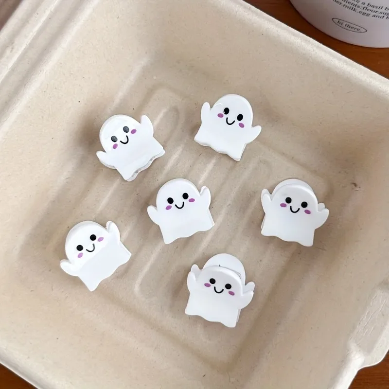 Spooky Cute Personality Ghost Mini Hairpin Halloween hair clip Halloween Hair Styling Tool for Women Decorative Supplies