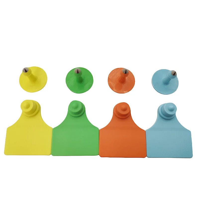 家畜農場用大型TPU耳タグ 改ざん防止動物耳タグ 高品質豚用耳タグ