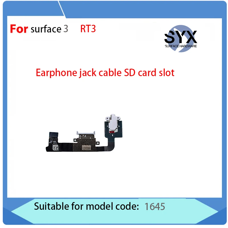 For Microsoft Surface3 headphone jack RT3 SD card slot 1645 original headphone jack, tested well