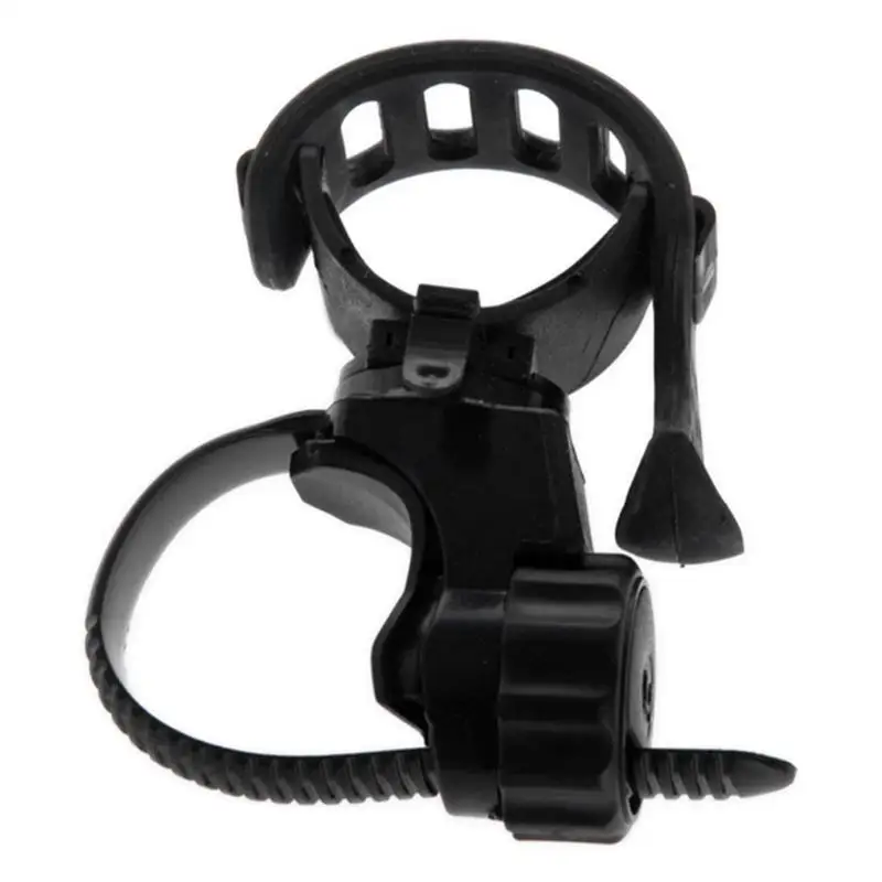 Bike Bicycle Cycling LED Lamp Torch Flashlight Mount Clamp Bracket Holder Mountain Bike Light Holder Clip Bicycle Accessories