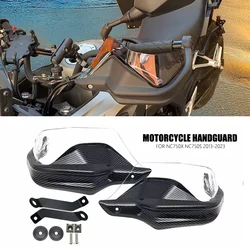 New Carbon Look Handguards Shield Guards Windshield Hand Wind Protection For HONDA NC750X NC 750X DCT NC750S NC700X 2013-2023
