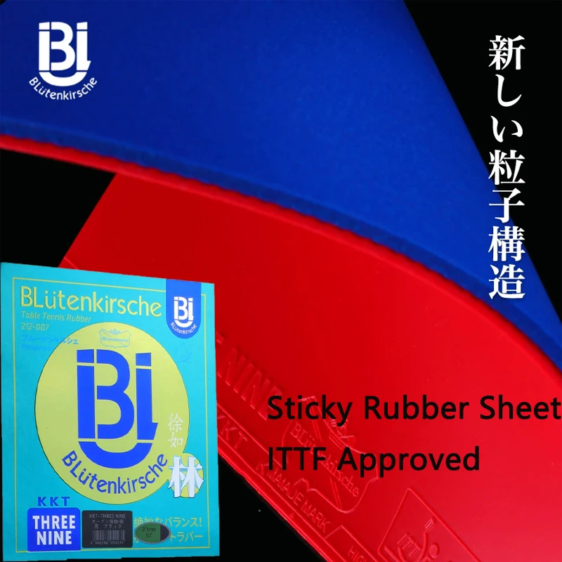 

Ultra-Sticky Table Tennis Rubber Sheet BLütenkirsche High-Density Sponge Ping Pong Rubber Pip's in For Advanced & Pro-players