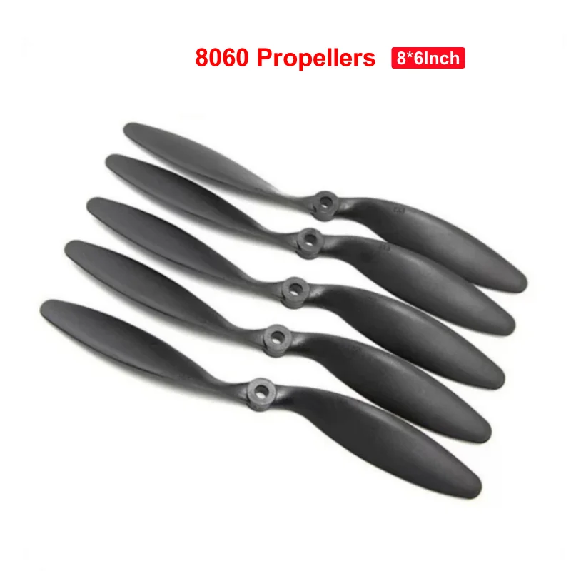 

5/10pcs 8060 Propellers Glass fiber & Nylon Props For RC Airplane Perfect 8x6 Propellers Blades Quadcopter Drone Parts