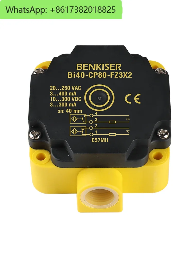 

Бесконтактный переключатель NI40-CP80-VP4X2-S100, четырехпроводной постоянный ток PNP, нормально открытый + нормально закрытый квадратный датчик