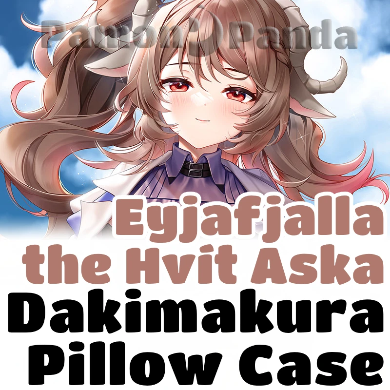 Eyjafjalla Hvít Aska Dakimakura Arknights Hugging Pillow Case Full Body Cushion Cover Pillowcase Home Bedding Decor Otaku MKL