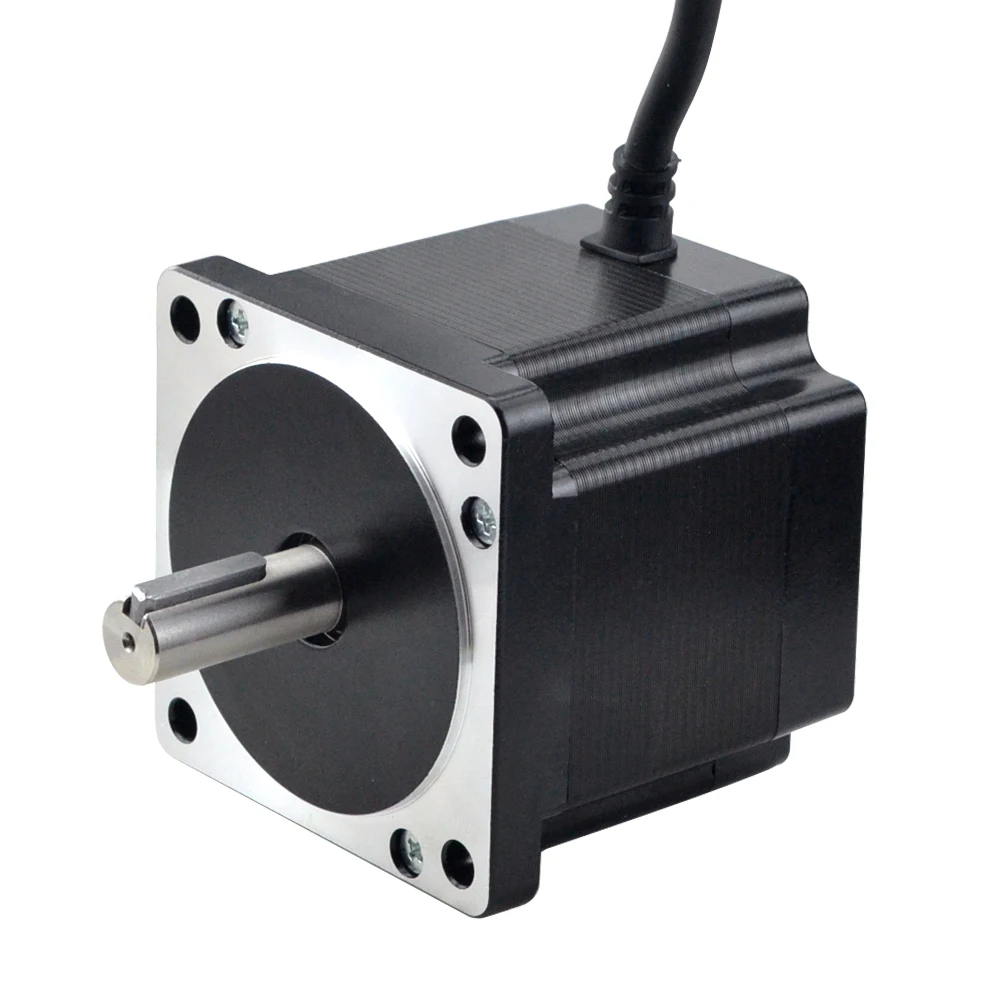 STEPPERONLINE Nema 34 Open Loop Stepper Motor Kit 4.8Nm(679.74oz.in) Motor & Driver DM860I 6.0A Stepper CNC Kit