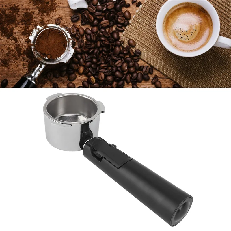 AF93-فلتر القهوة المصنوع من سبائك الألومنيوم، فلتر القهوة بدون قاع مقاس 51 مم لآلات القهوة المختلفة