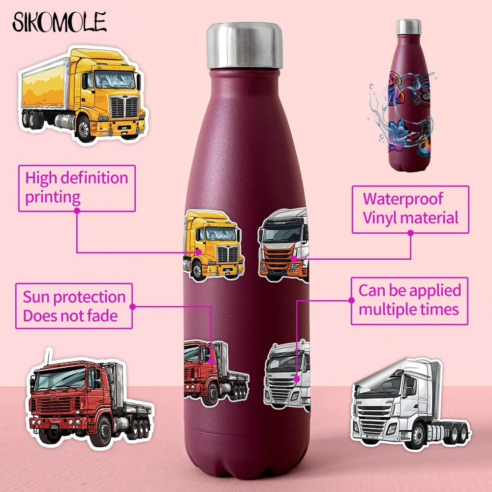 10/30/50/100 個漫画ヴィンテージ車のトラック落書きステッカー美的 DIY おもちゃ子供ギター荷物スーツケースデカールステッカーパック