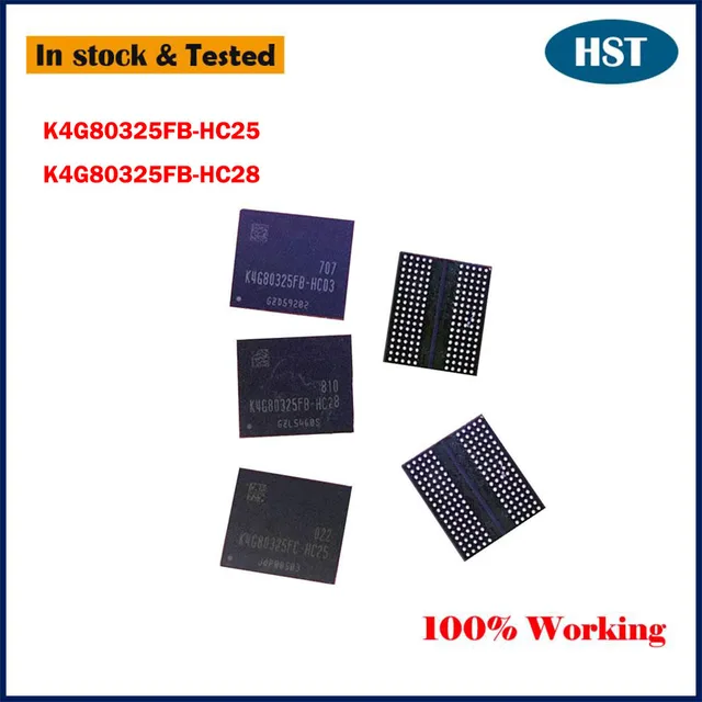 Nowy oryginalny Chipset DDR5 8G K4G80325FB-HC25 K4G80325FB-HC28 K4G80325FB HC25 HC28 IC Chip