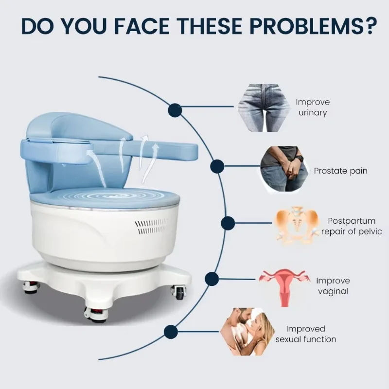 Ems Magnetic Pelvic Floor Muscle Repair Chair Health Care Incontinence Muscle Stimulation Ems Chair for Salon Use