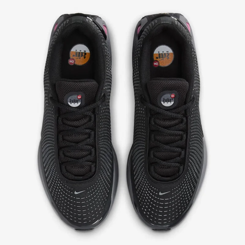 حذاء Nike الجديد المبطن والدعم لحماية القدم في الهواء الطلق حذاء رياضي نسائي Air Max Dn مع قبضة قوية، خفيف الوزن ومريح للرياضات اليومية والجري، حذاء رياضي كاجوال بتصميم عصري للنساء Fj3145-005