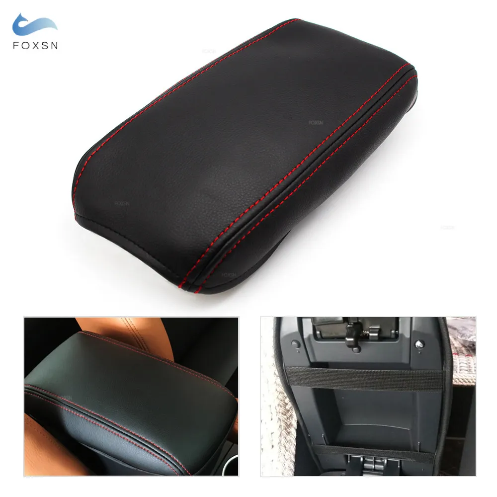 For Hyundai IX25 2015 2016 2017 2018 Car Accessories Center Console Armrest Box Cover Microfiber Leather Protection Trim
