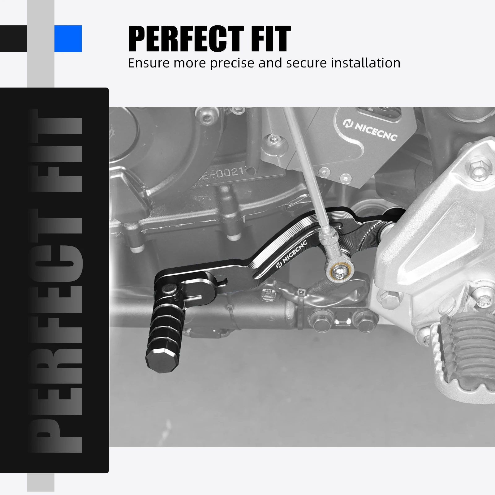 Für Yamaha Tenere 700 XTZ700 2019-2024 Fußrasten Fußstützen Schalthebel Bremshebel TENERE700 Rally Edition 2020-2023 2024 – Detail 5