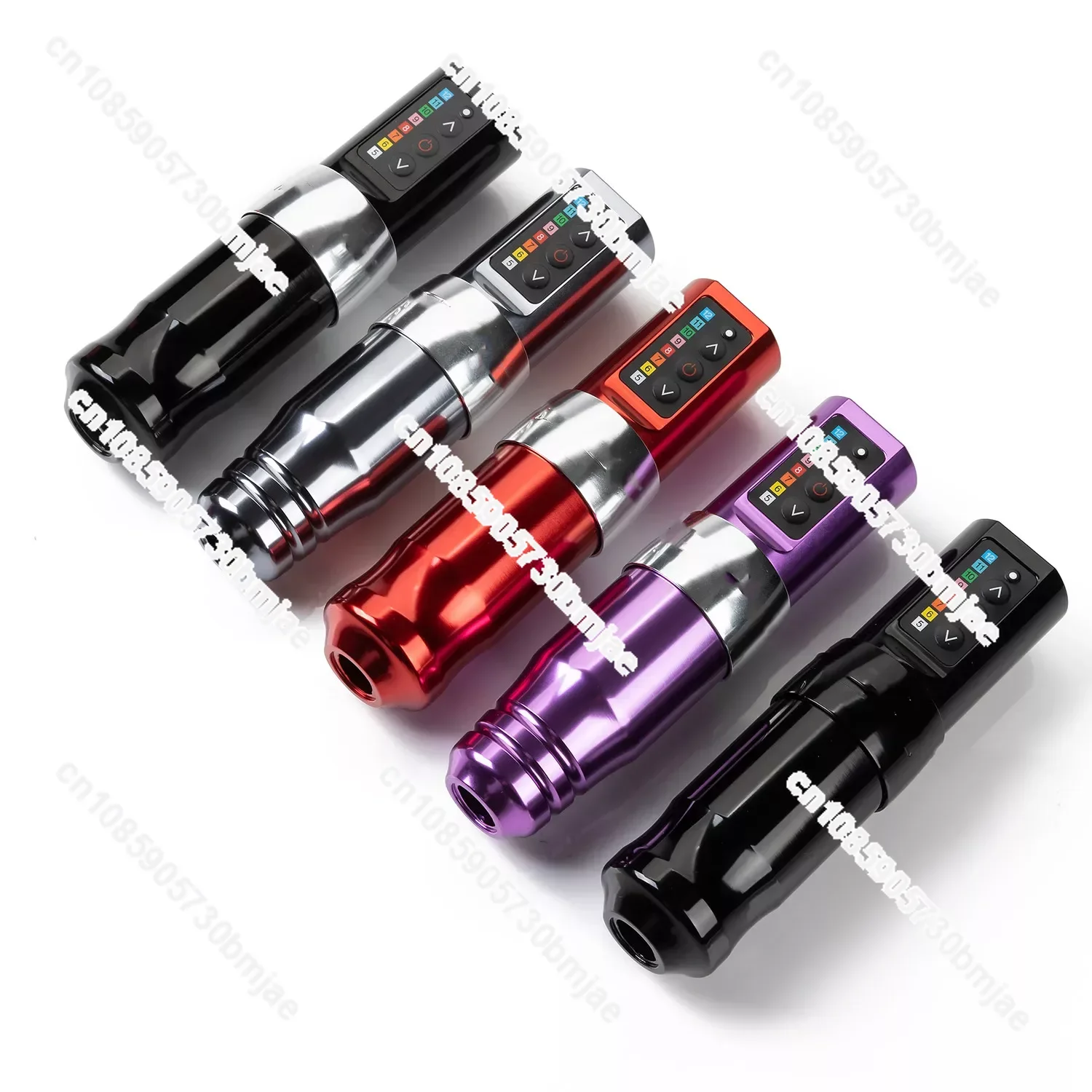 2 Battery Flux Wireless Tattoo Machine Kit Powerful Coreless Motor 2400mAh Chargeable Lithium Battery RotaryTattoo Pen Set