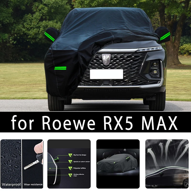 

For ROEWE RX5 MAX Outdoor Protection Full Car Covers Snow Cover Sunshade Waterproof Dustproof Exterior Car accessories