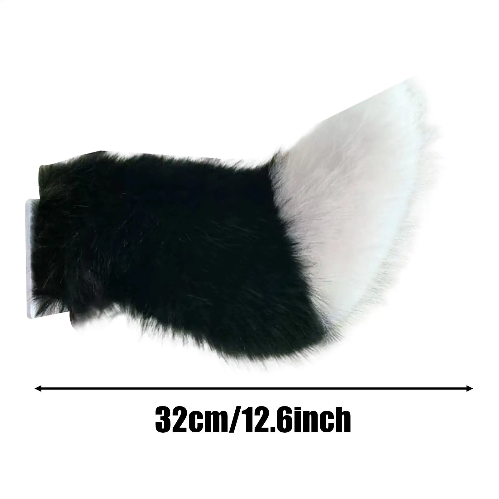 Ornamento de Pelúcia com Controle Remoto em Formato de Cauda de Animal para Motocicleta, Balanço Ajustável para Decoração de Scooter e Bicicleta, Aces