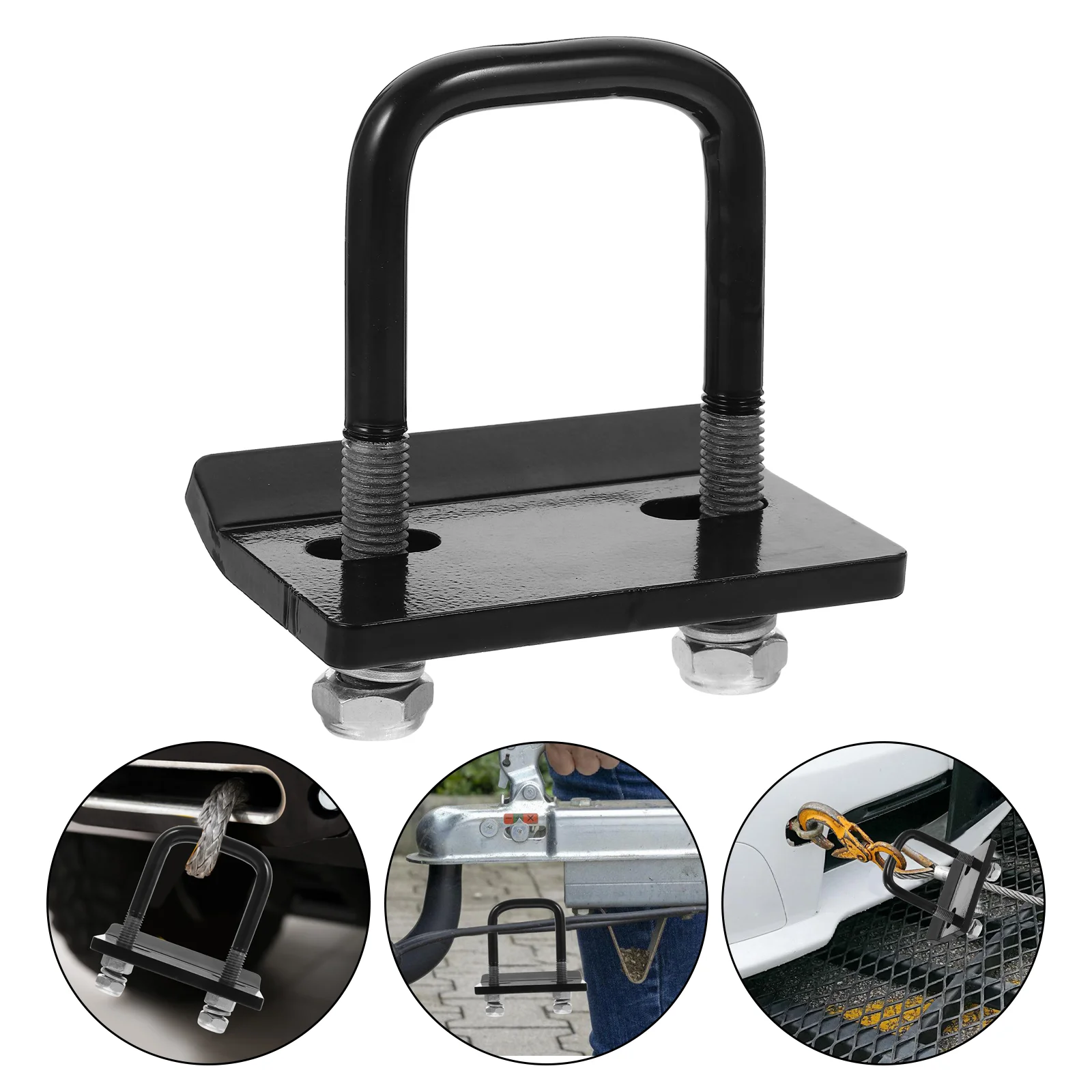 Trailer Hitch Hook Clip Attachment Anti-rattle Stabilizer Alloy Steel Tightener for Fixing Tool