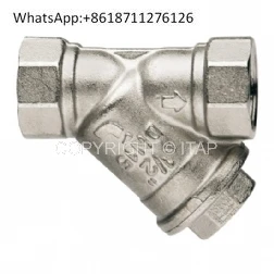 

Fully imported filter [ITAP copper valve 100% made in Italy] art.193 nickel-plated Y-shaped filter