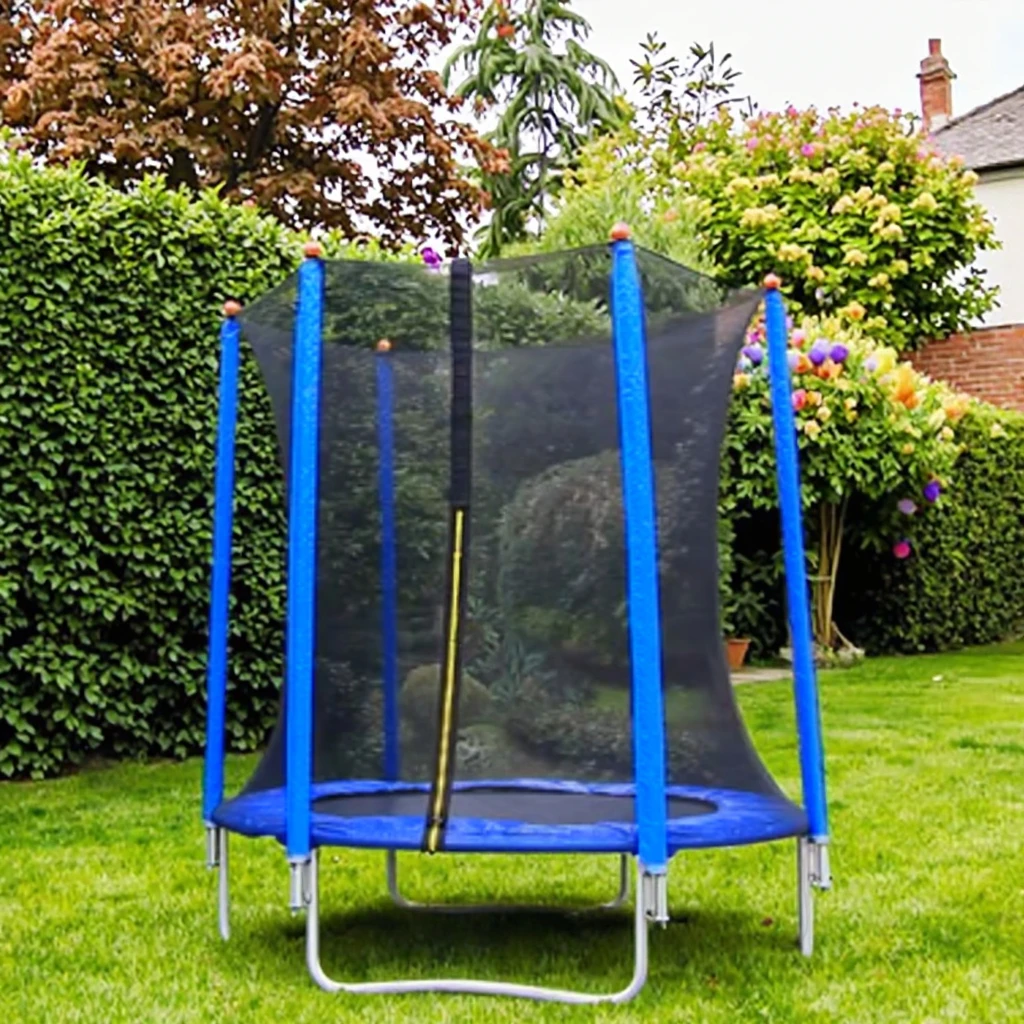 Kids Trampoline with Safety Enclosure Net Heavy Duty Outdoor Trampoline for Sale Cheap Trampoline with Safety Net